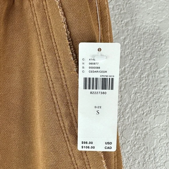 Daily Practice Anthropologie Women's Wide Leg Tan Utility Cargo Pants - Picture 8 of 16